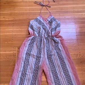 Culote romper with pockets